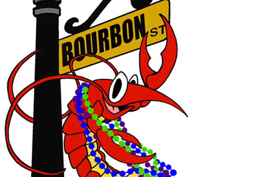 Crawfish on Bourbon Street