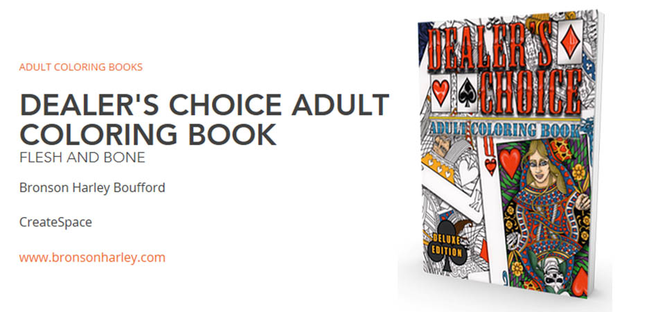 Dealer's Choice Adult Coloring Books